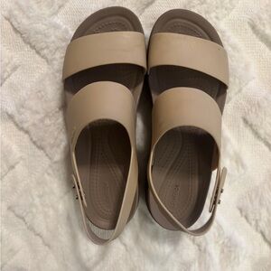 Crocs platform sandals